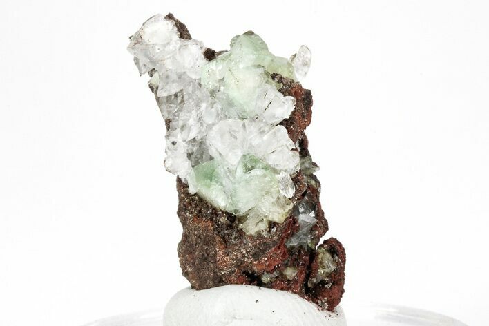 Cuprian Adamite Crystals on Matrix - Ojuela Mine, Mexico #211967